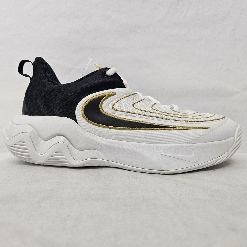 Nike Giannis Immortality 4 GS Shoes FZ6734-100 White Black Gold Kids Size 4.5Y - Picture 11 of 11